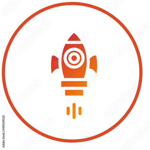 Space Booster Icon Style