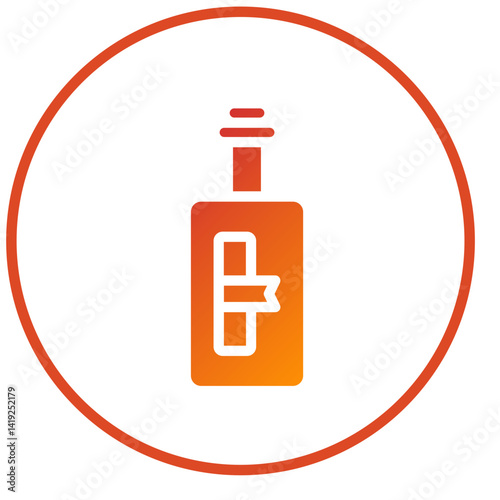 Message in a Bottle Icon Style