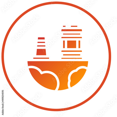 Oil Exploration Icon Style