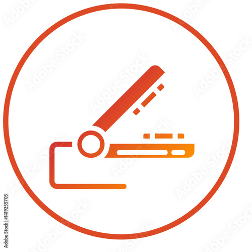 Hair Iron Icon Style