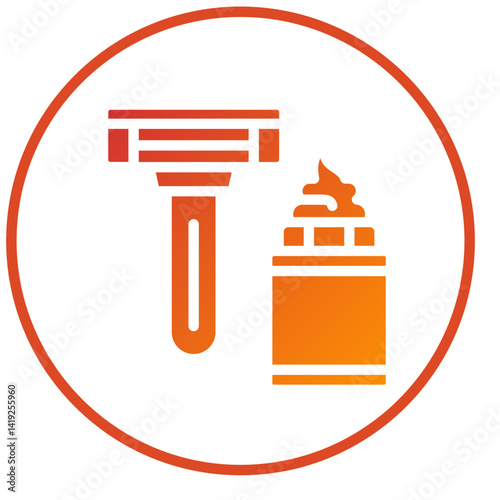 Shaving Cream Icon Style