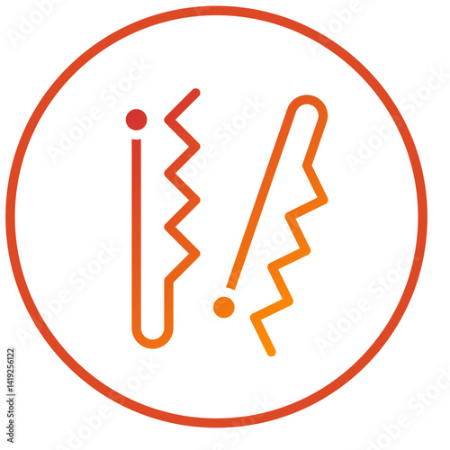 Hair Pin Icon Style
