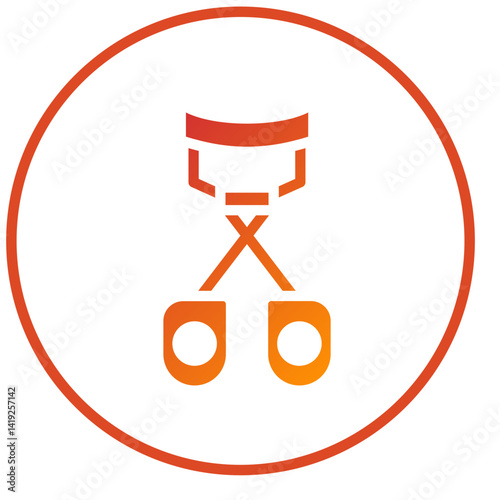 Eyelash Curler Icon Style