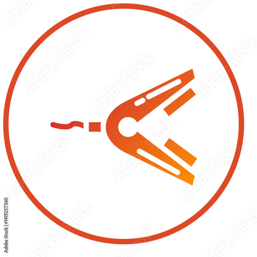 Hair Straightener Icon Style