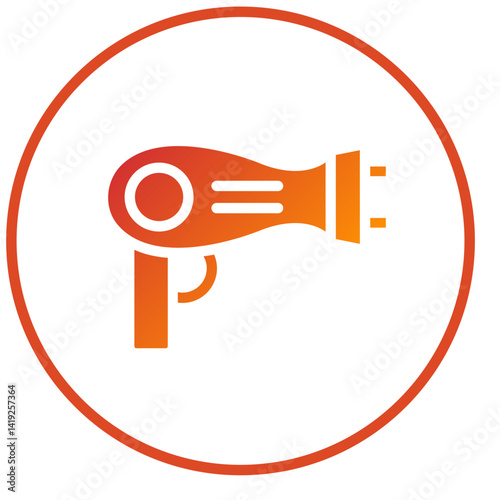 Hair Dryer Icon Style