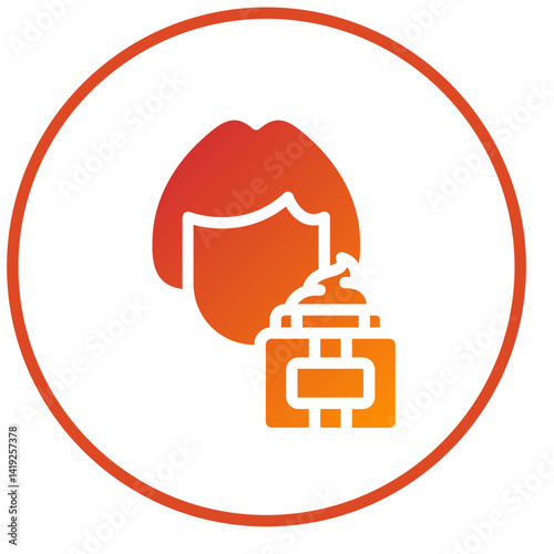 Hair Treatment Icon Style
