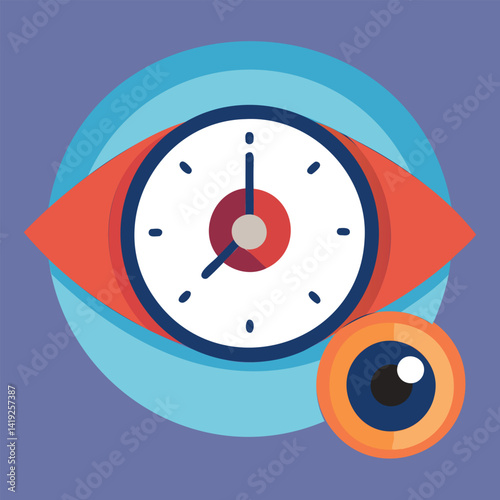 The Eye Reflecting the Passage of Time