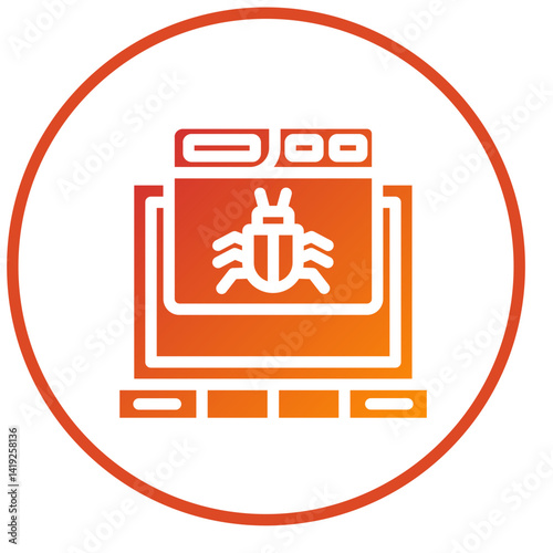 Website Hacked Icon Style