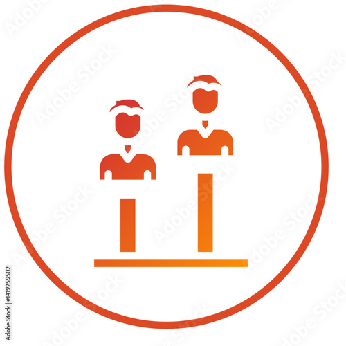 Election Polling Icon Style