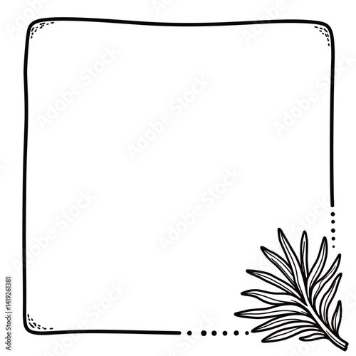 Minimalistic Design Frame for Photos or Text  