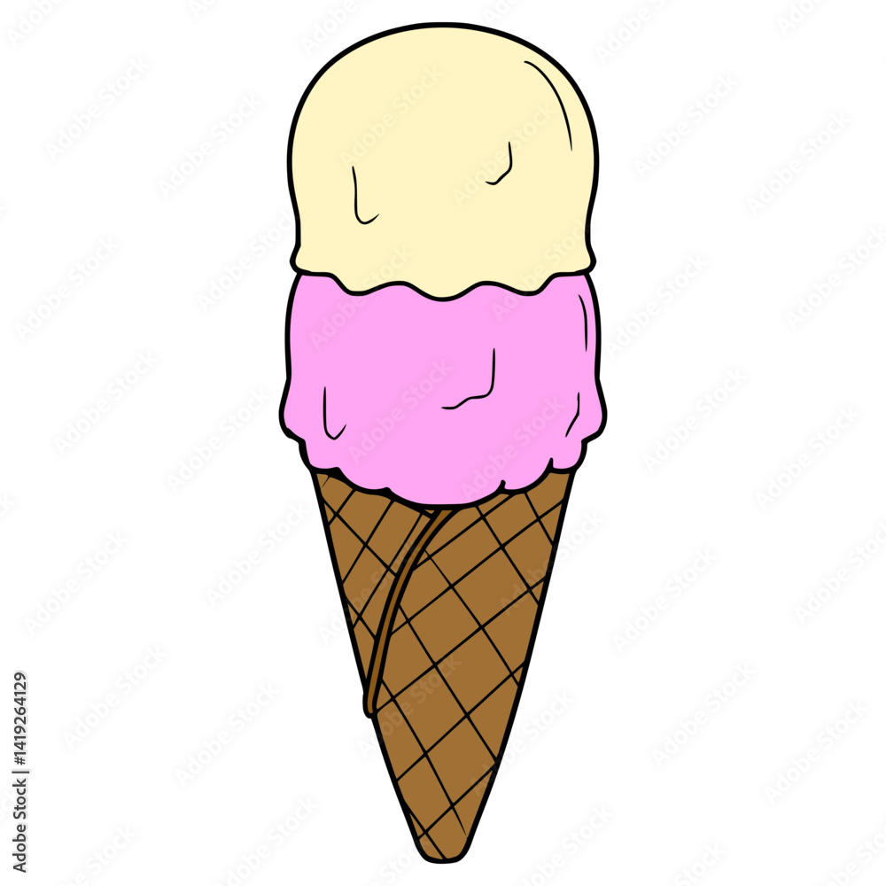 ice cream illustration hand drawn isolated vector ice cream illustration hand drawn isolated vector