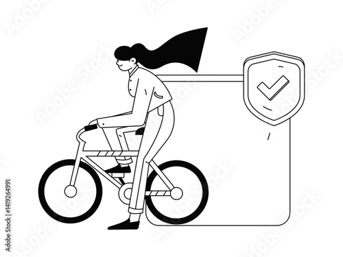 Medical characters fighting the epidemic flat vector concept operation hand drawn illustration
