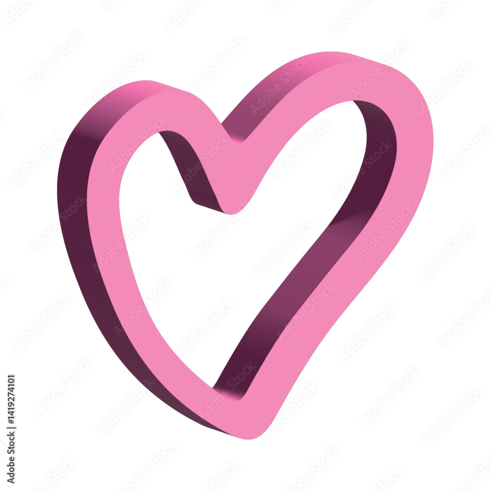 3d heart clipart Single element for design 3d heart clipart Single element for design