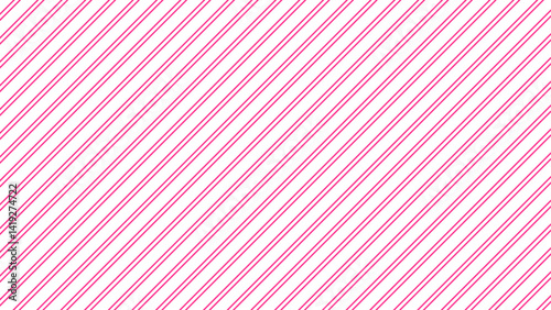 シンプルな斜めストライプ模様 背景素材 16:9サイズ ピンク