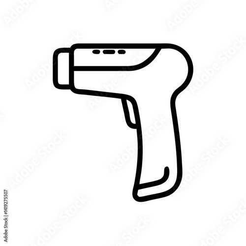 Barcode Scanner Device Icon Design
