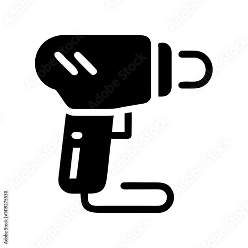 Barcode Scanner Device Icon Design