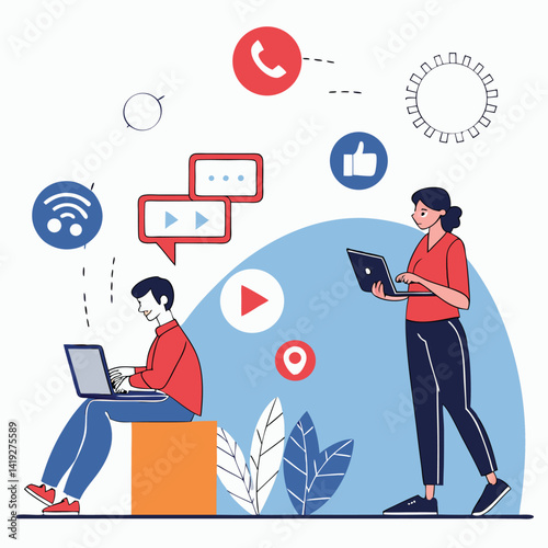 Digital Marketing and Online Advertising: Promoting Products and Services Through Social Media and Digital Tools