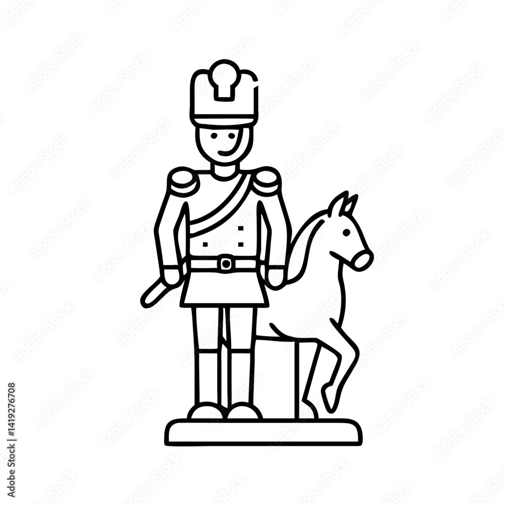 toy soldier icon, toy soldier line art - simple line art of toy soldier, perfect for toy soldier logos and icons toy soldier icon, toy soldier line art - simple line art of toy soldier, perfect for toy soldier logos and icons