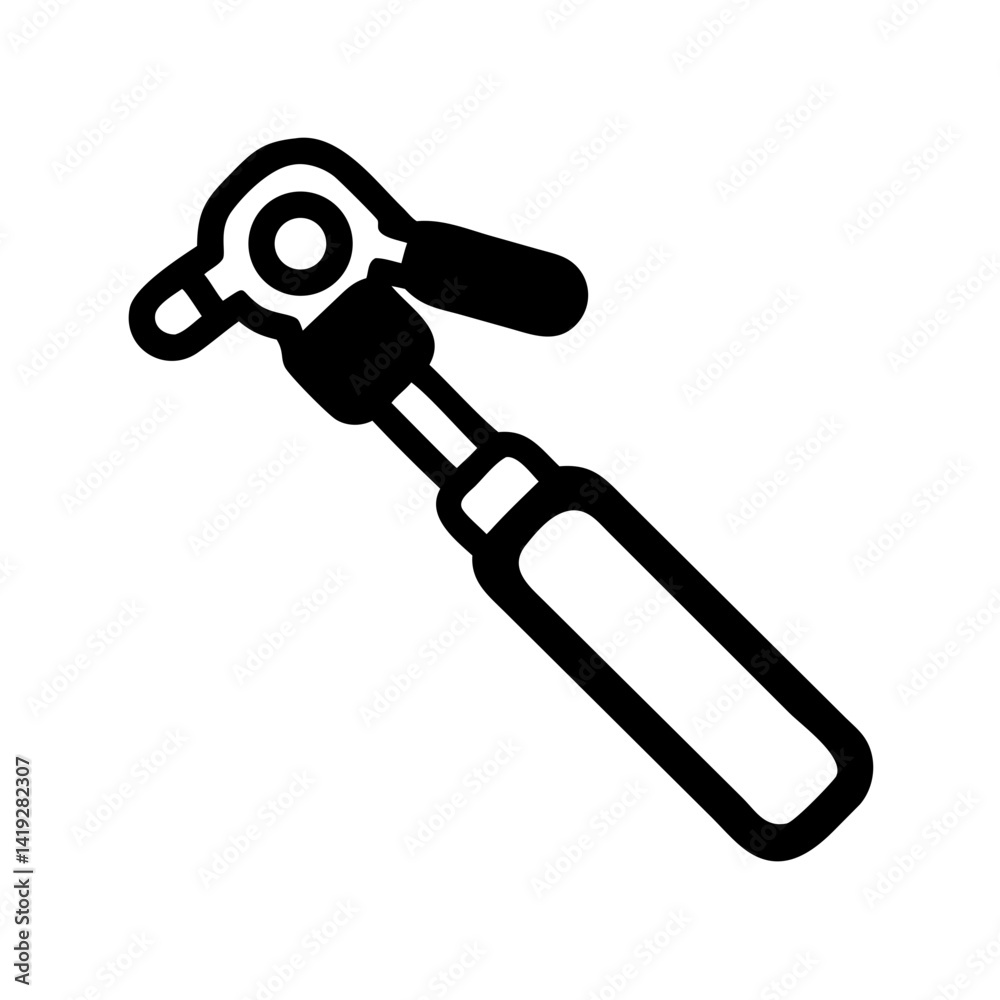 Can Opener with Rotary Handle Icon Design Can Opener with Rotary Handle Icon Design