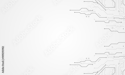 vector futuristic circuit board , Electronic motherboard , Communication and engineering concept , Hi-tech digital technology concept