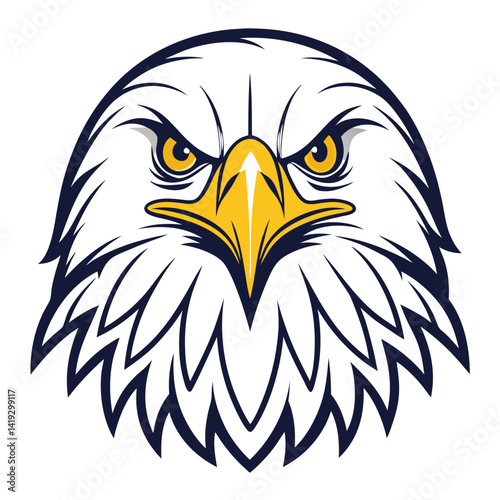 Powerful eagle head graphic (1)
