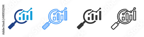 Analysing icon set multiple style collection