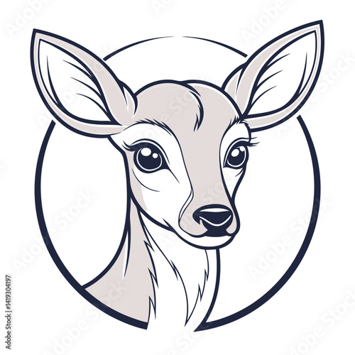 Cute Deer Portrait (1)