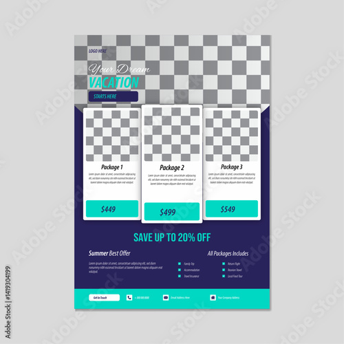 Travel and Tour Packages Flyer Template