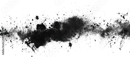 Wallpaper Mural Black spray paint texture creating a soft diffused effect on a clean surface Torontodigital.ca