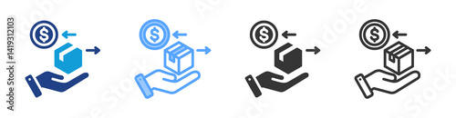 Selling icon set multiple style collection
