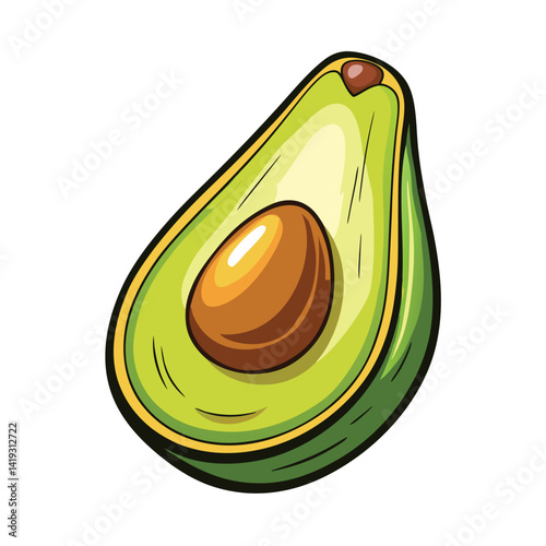 Half of an Avocado