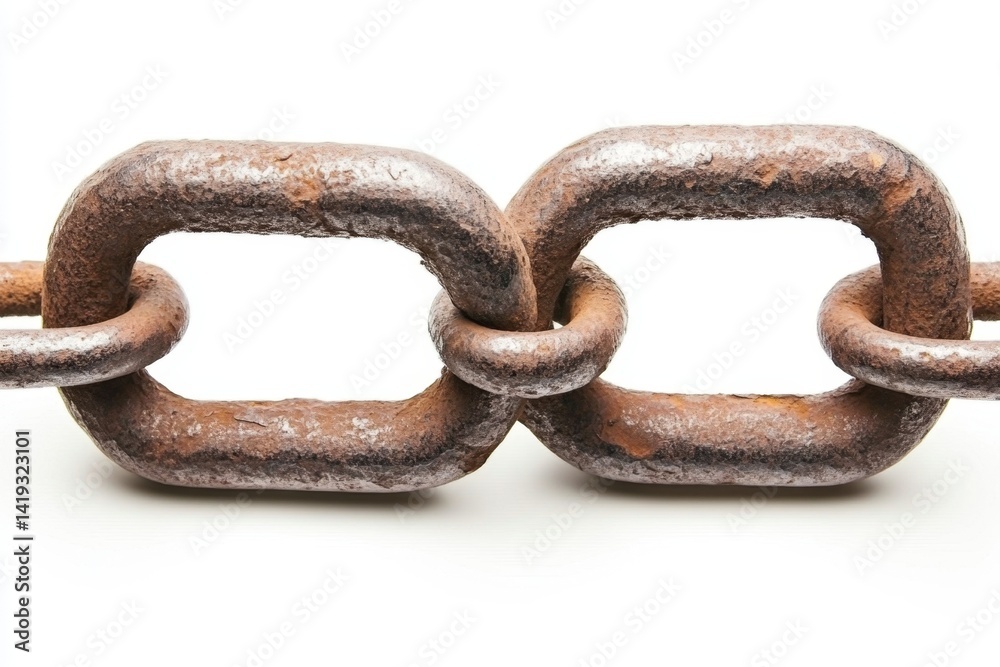 Obraz premium Rusty Chain Links