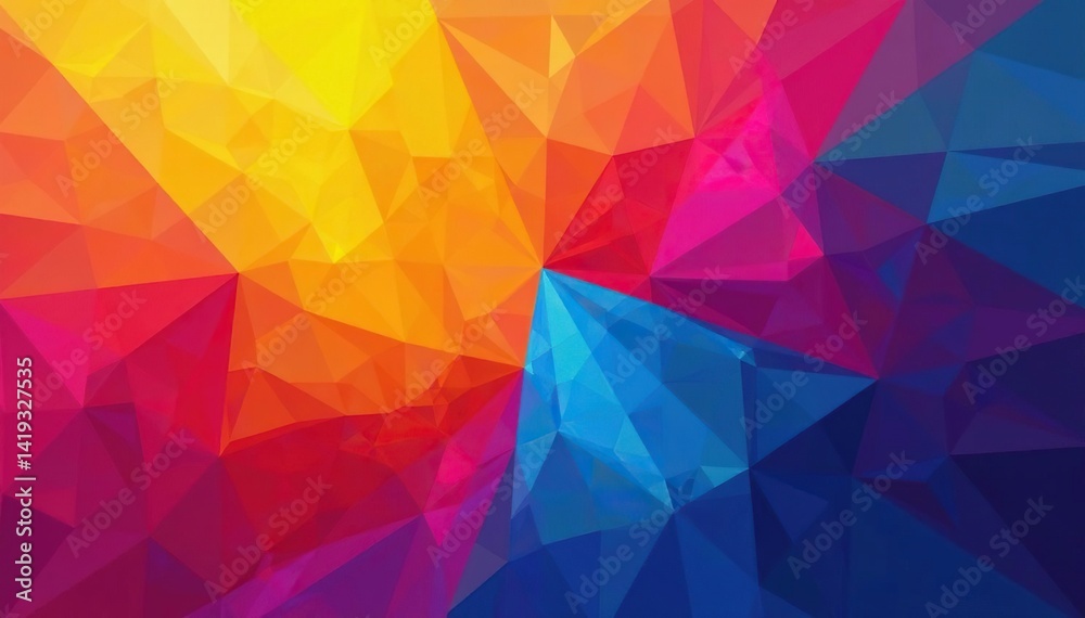 Geometric abstract shapes in vibrant hues, bold lines, modern pattern, art Geometric abstract shapes in vibrant hues, bold lines, modern pattern, art