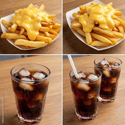 cola and chips