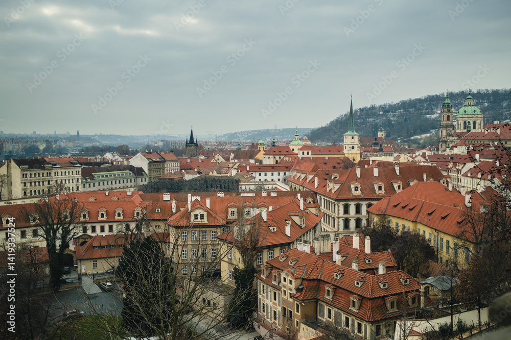 Top Of The Buliding In Czech Republic