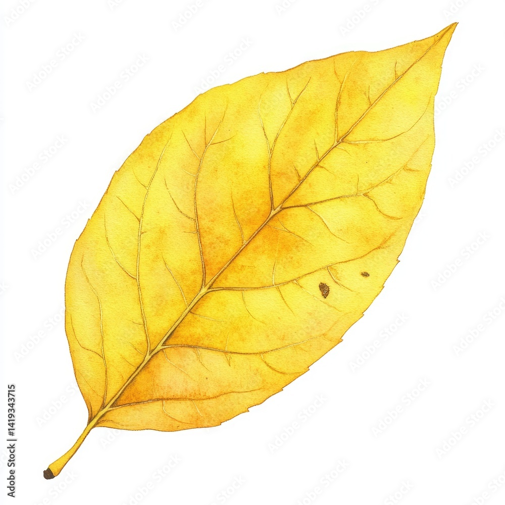 Autumnal Leaf Illustration Autumnal Leaf Illustration