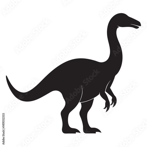 A Dinosaur silhouette Design