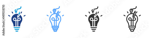 Unauthorized Use icon set multiple style collection