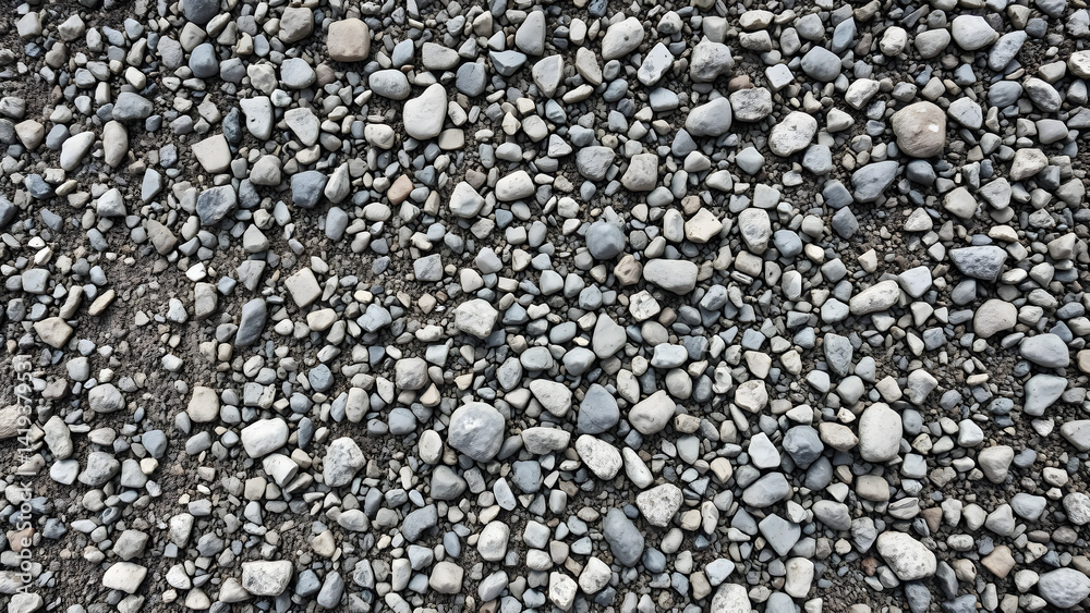 Obraz premium Aged gravel texture with detailed surface elements, background asset for posters or flyers. Professional quality visual asset