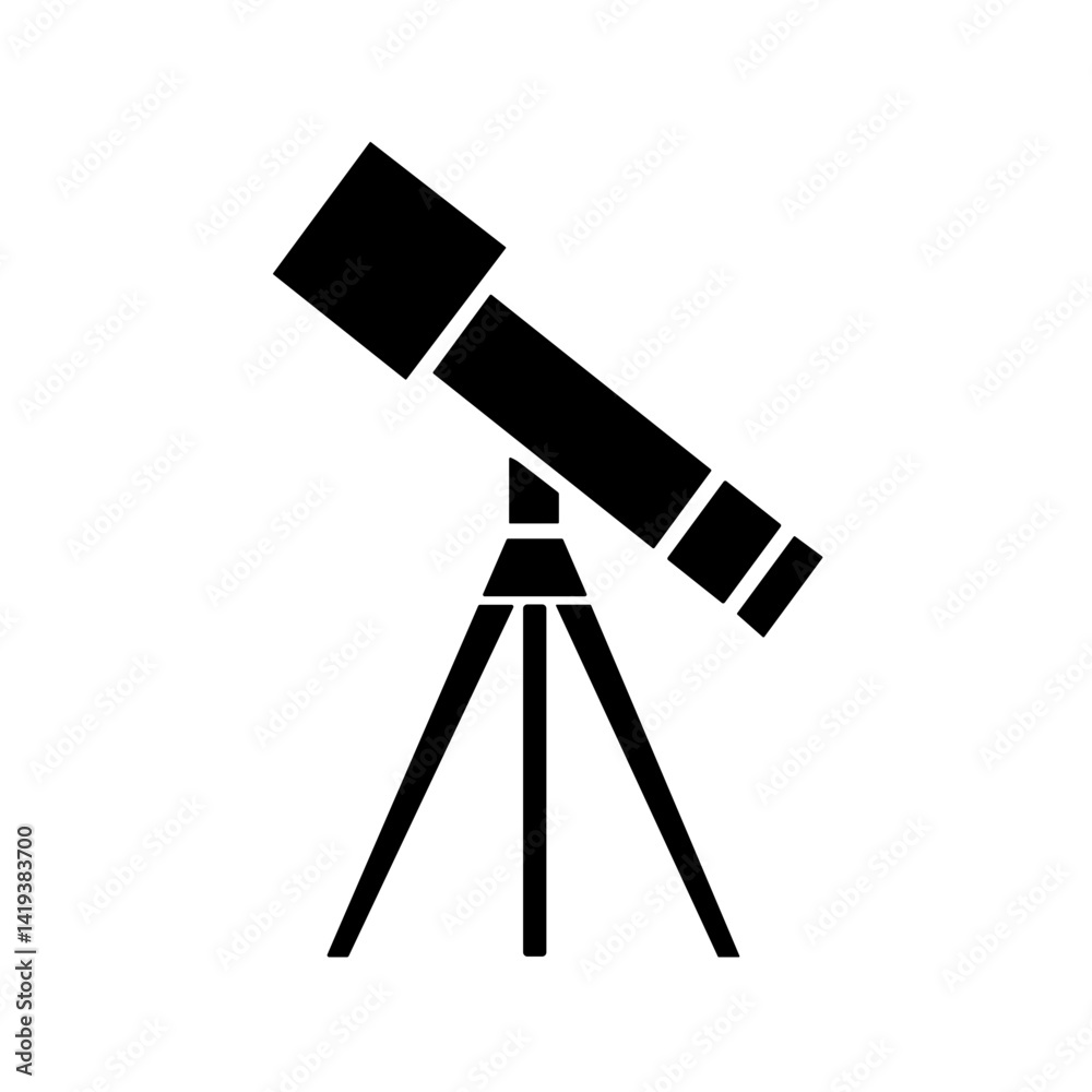Minimalist simple Telescope Icon