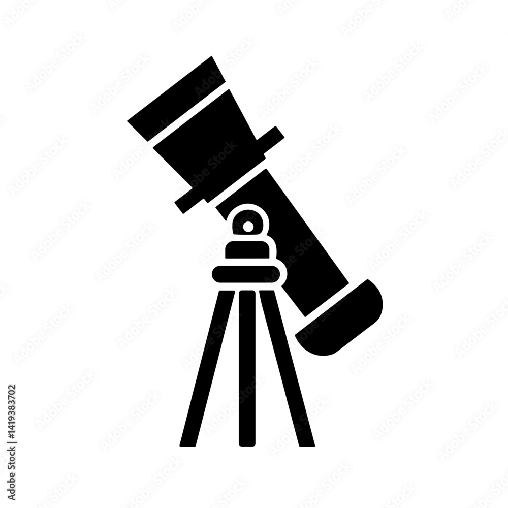 Minimalist simple Telescope Icon