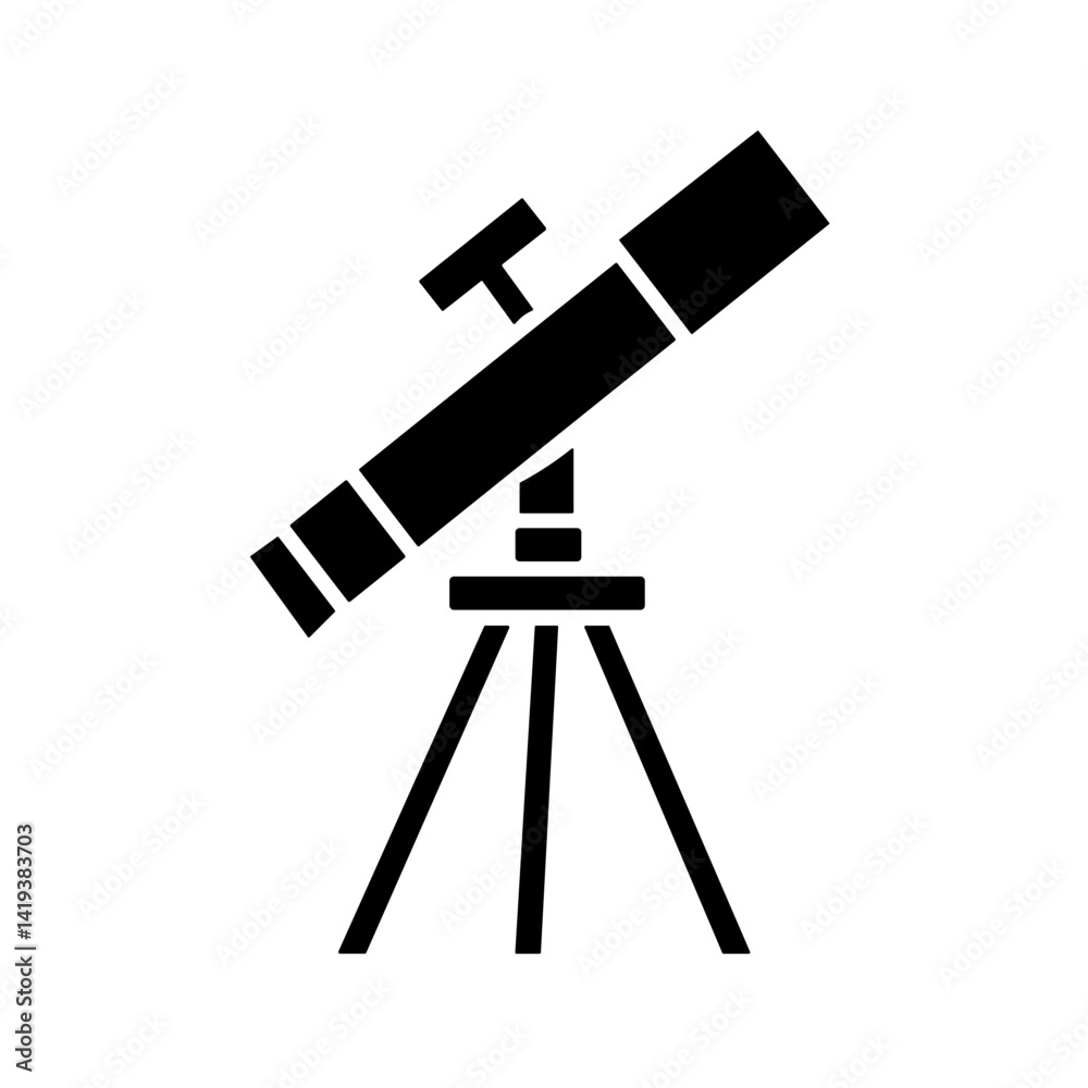 Minimalist simple Telescope Icon