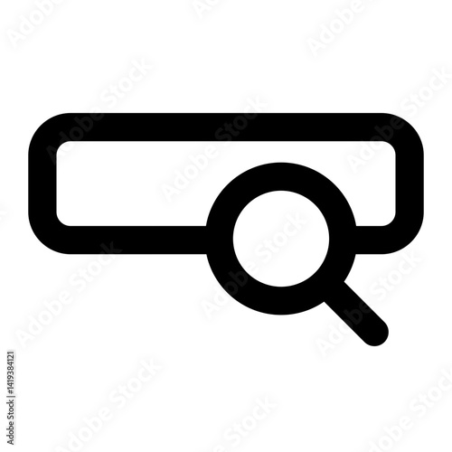 search bar icon for illustration