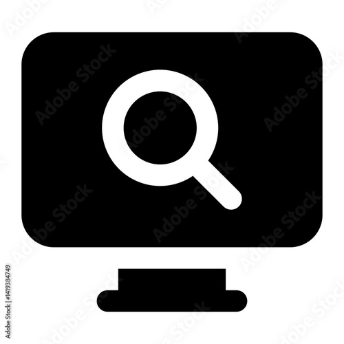 monitor icon for illustration