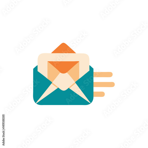 Icon of an envelope representing email communication  