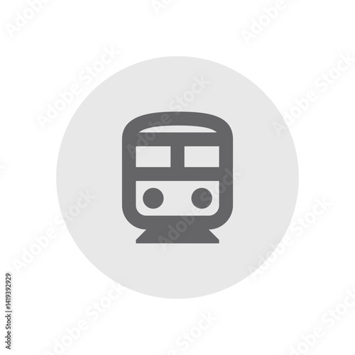 Directions Transit Outlined Icon