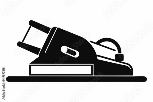 power sander silhouette line art vector illustration