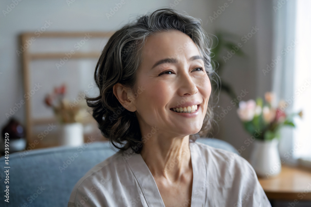 笑顔の日本人シニア女性 A smiling Japanese senior woman Generative AI
笑顔の日本人シニア女性 A smiling Japanese senior woman Generative AI