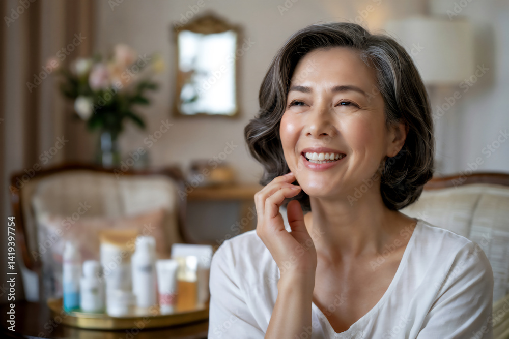 笑顔の日本人シニア女性 A smiling Japanese senior woman Generative AI
笑顔の日本人シニア女性 A smiling Japanese senior woman Generative AI
