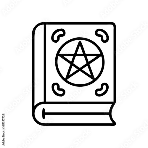 Spellbook occult witchcraft book of shadows pentagram magic grimoire wicca esoteric ritual guide